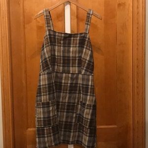American Eagle Plaid Pocket Dress